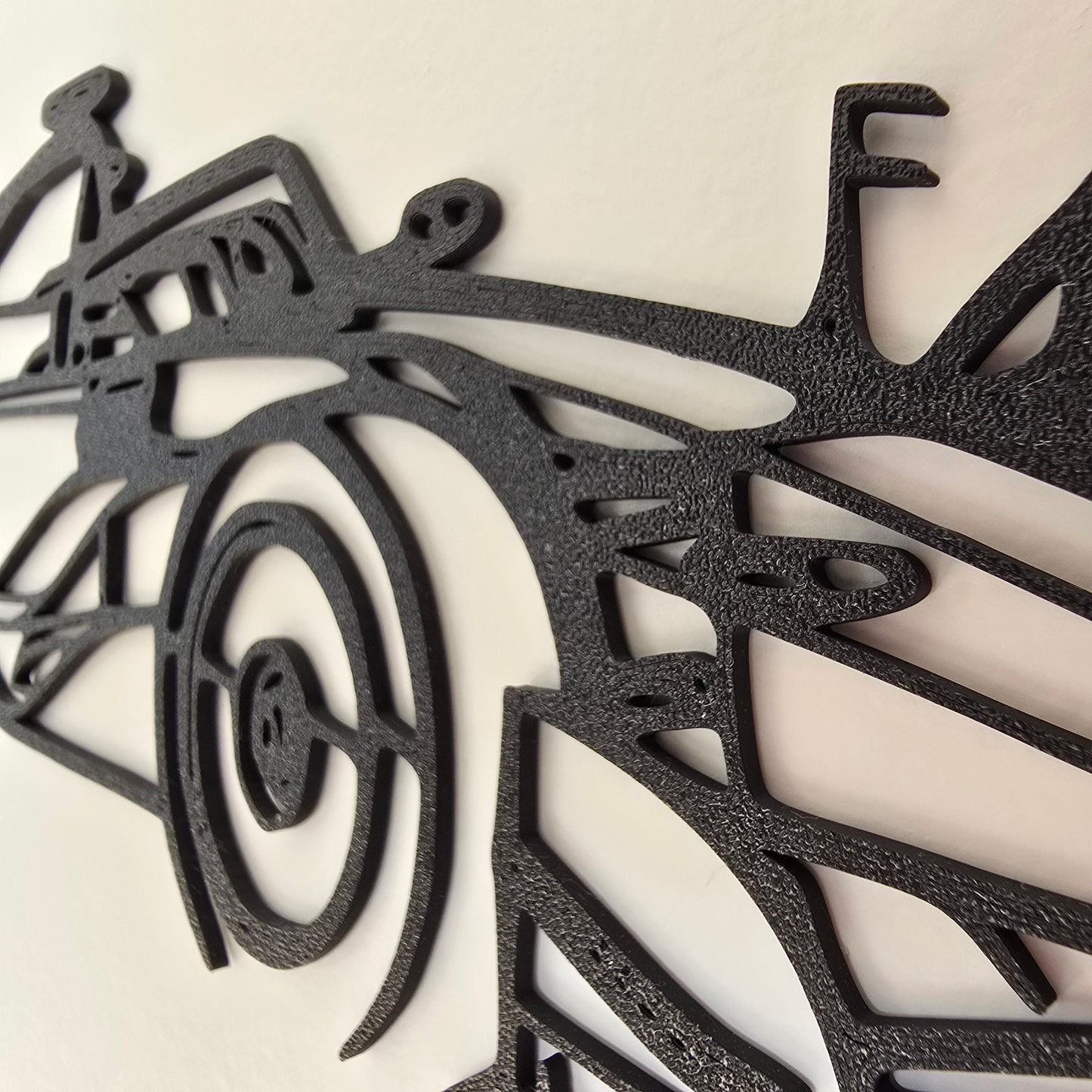 F1 Silhouette Wall Art – Angled View