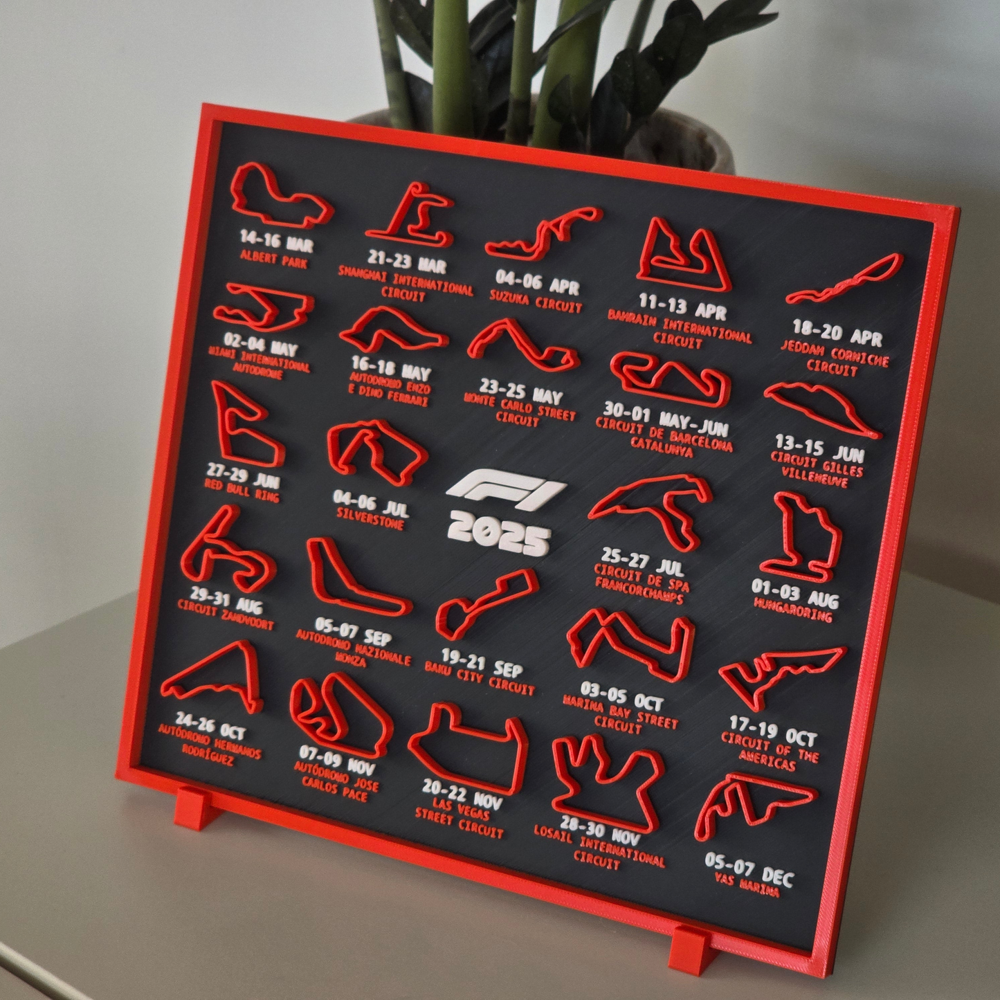 Formula 1 2025 Calendar