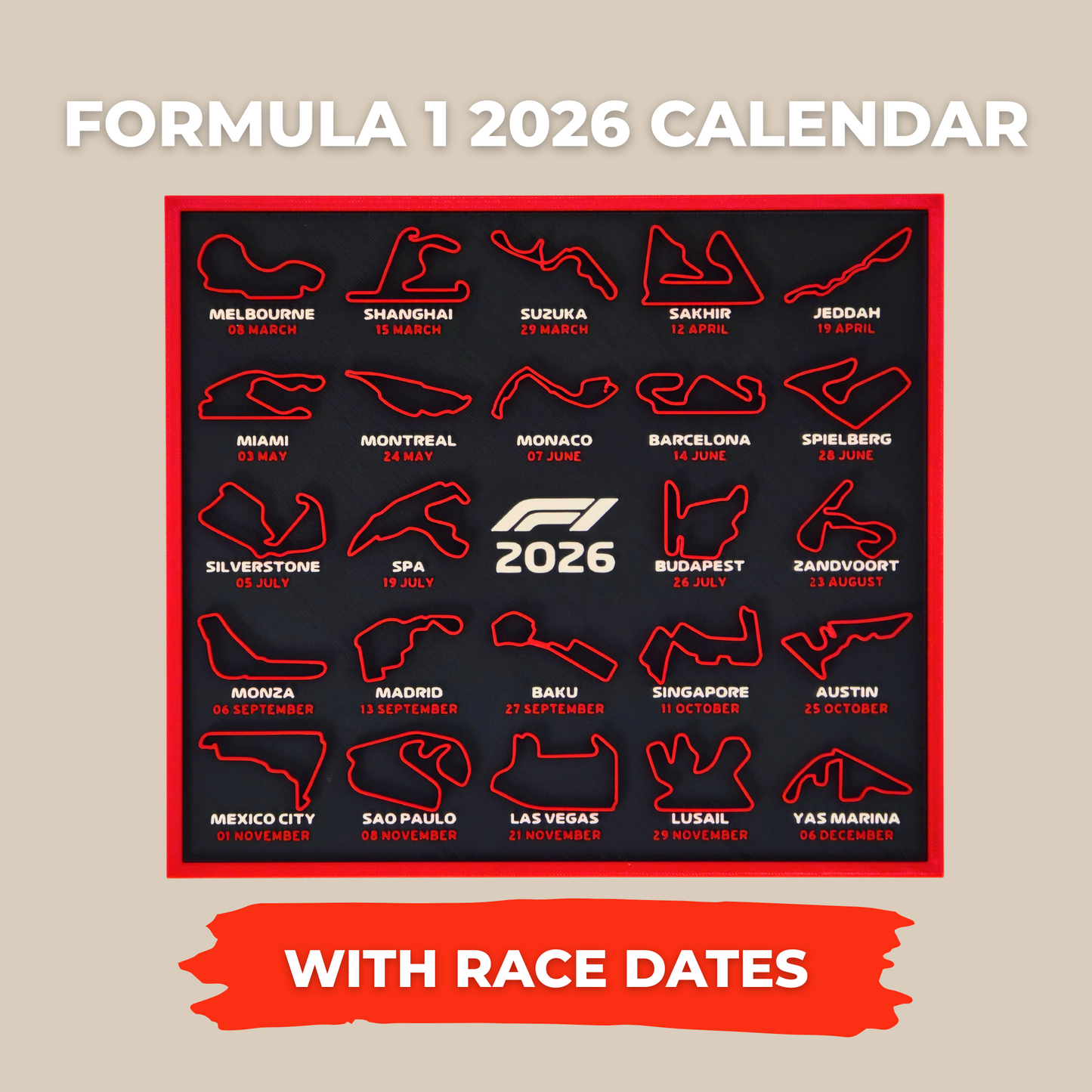 Formula 1 2026 Calendar
