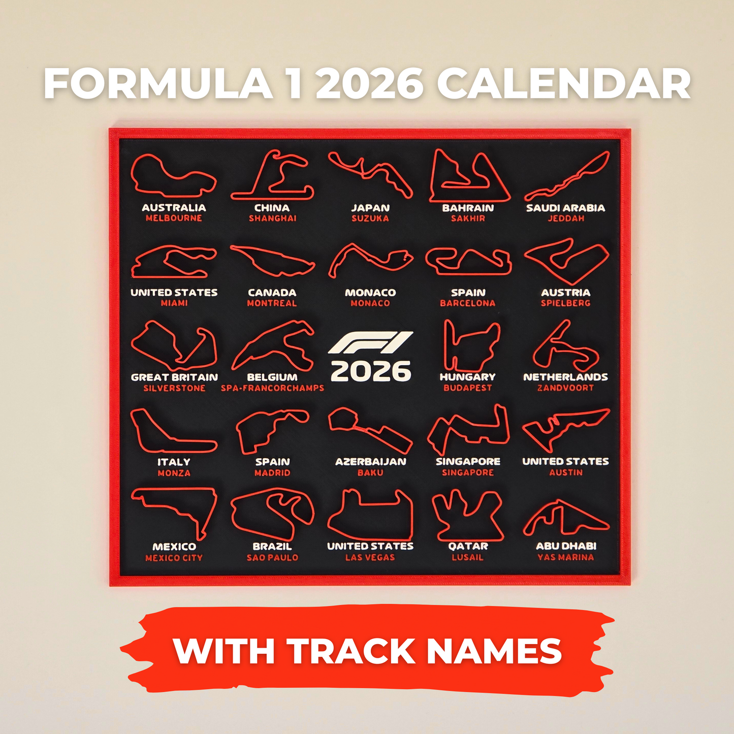 Formula 1 2026 Calendar