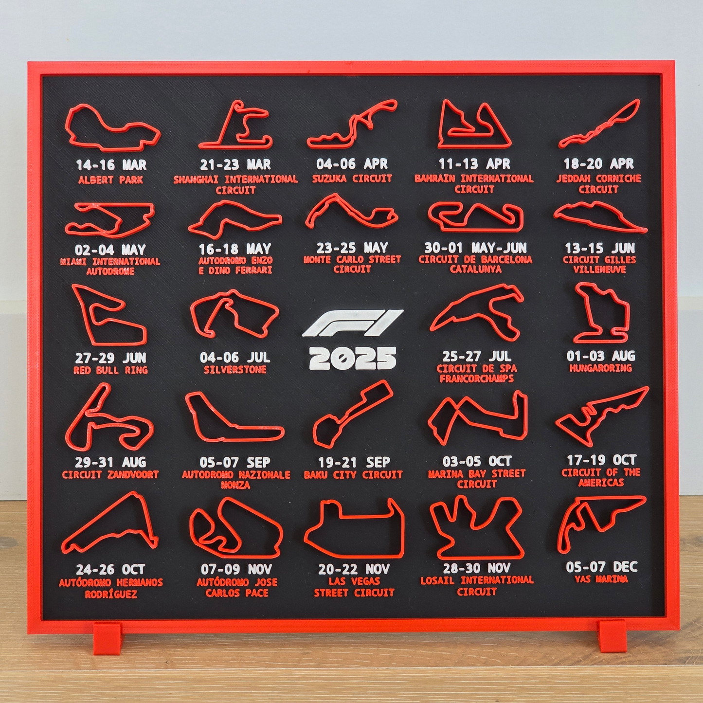 Formula 1 2025 Calendar