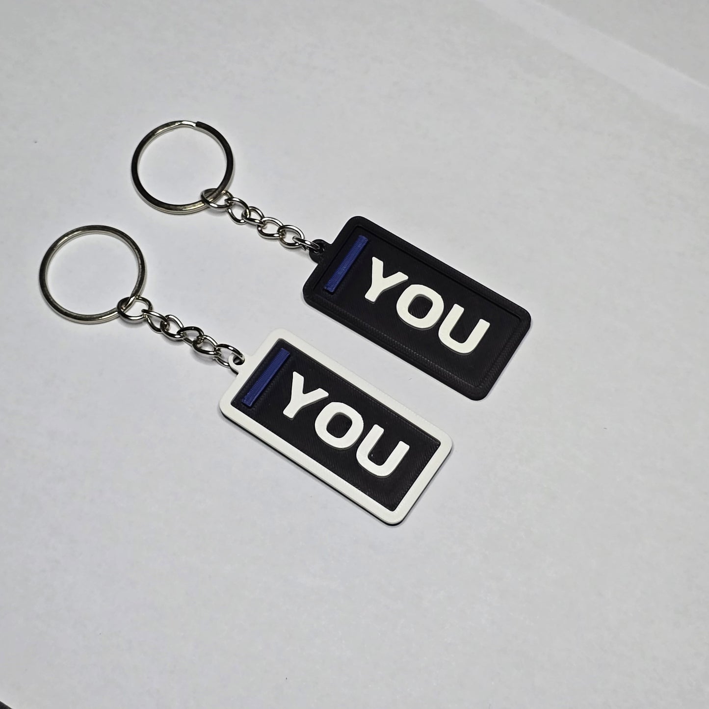 Custom F1 Initials Keychain