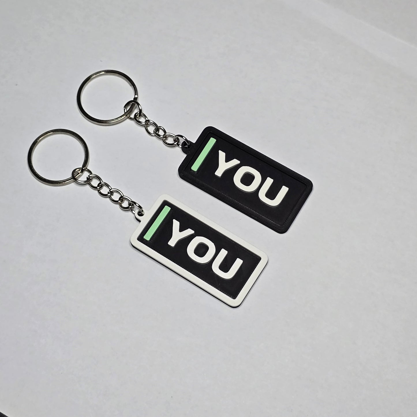 Custom F1 Initials Keychain