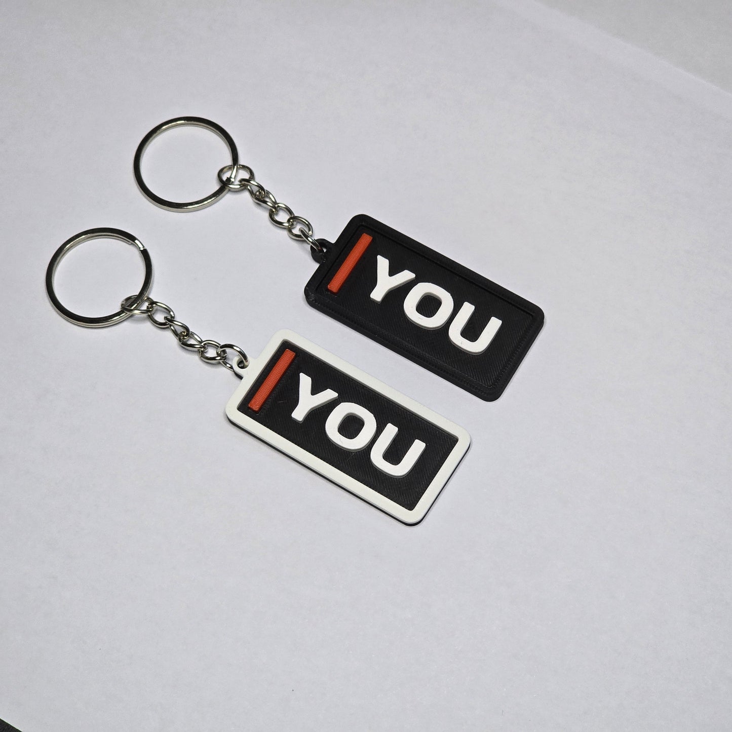 Custom F1 Initials Keychain