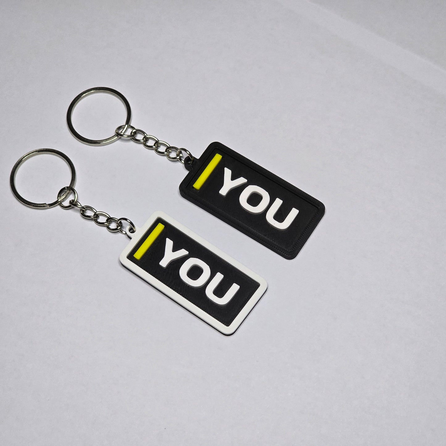 Custom F1 Initials Keychain