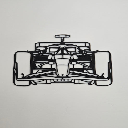 F1 Silhouette Wall Art – Front View