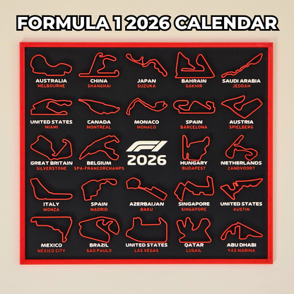 Formula 1 2026 Calendar
