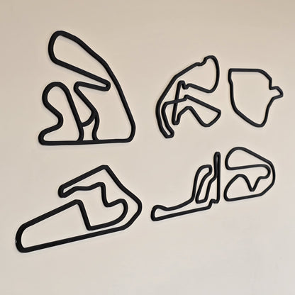 NZ Circuit Series – Set of 6 × 3D Wall Art