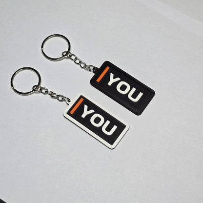 Custom F1 Initials Keychain
