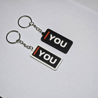 Custom F1 Initials Keychain