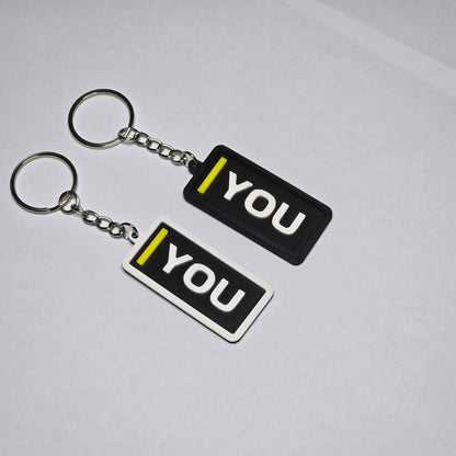 Custom F1 Initials Keychain